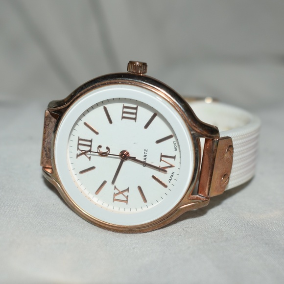 Charming Charlie Accessories - Charming Charlie Rose GT / White Silicate Watch